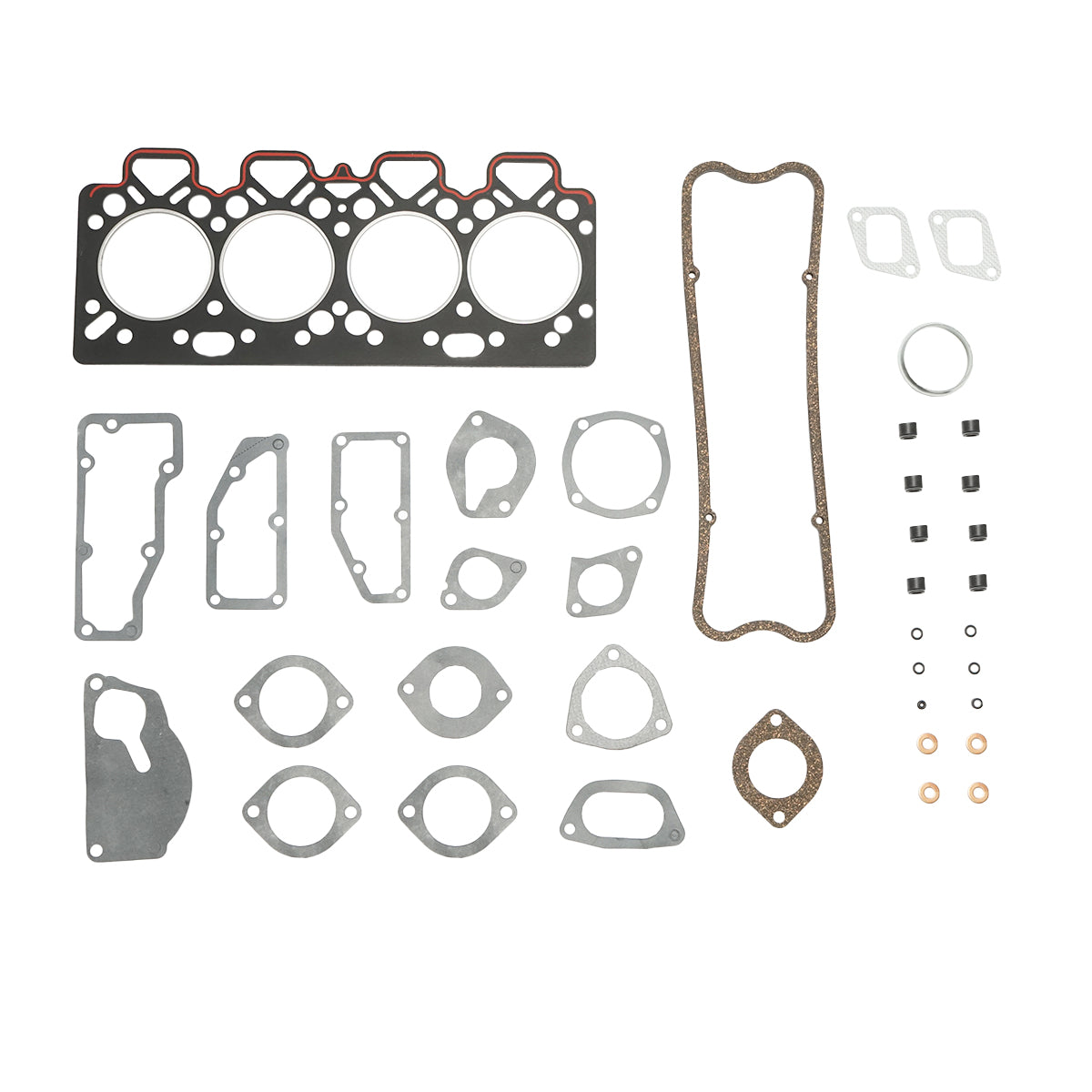 Set of upper engine gaskets for Massey Ferguson, Fendt, Perkins Engine OEM 3118124R92